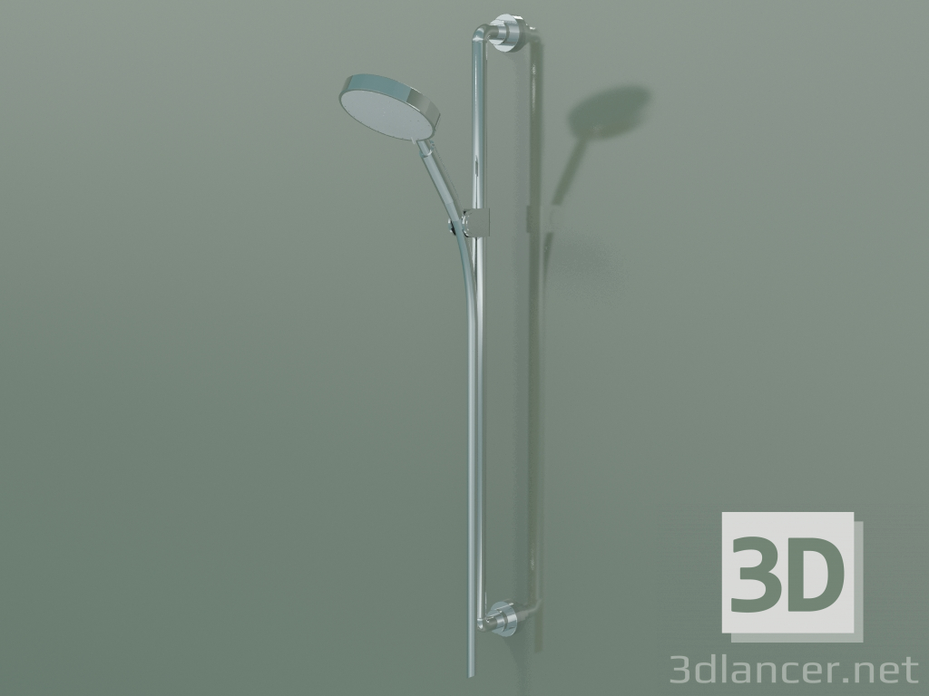 3d model Set de ducha con teleducha 150 Air 3 jet (27981000) - vista previa