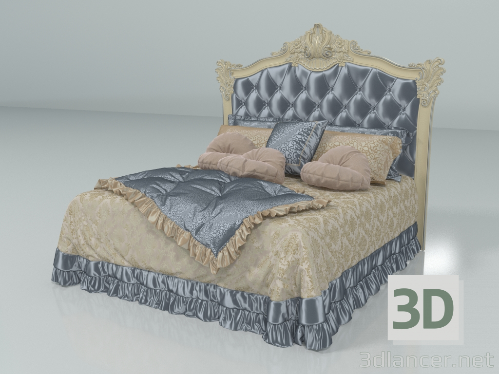 modèle 3D Lit double (art. F19 Т) - preview