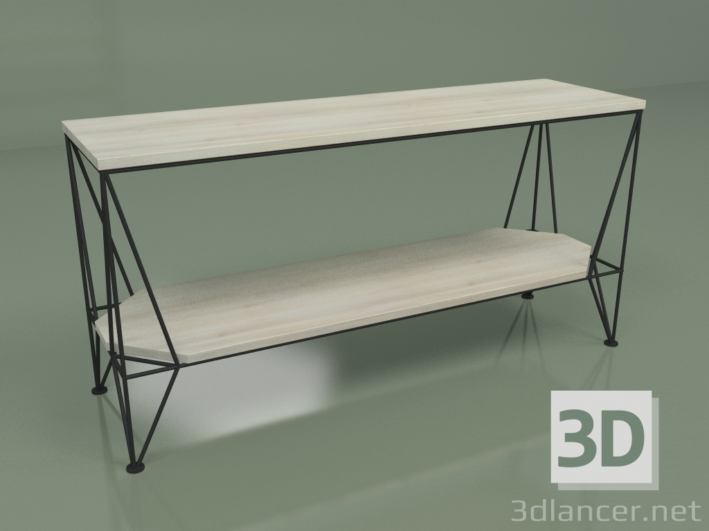 3d model Estante de suelo STILT (fresno blanqueado) - vista previa