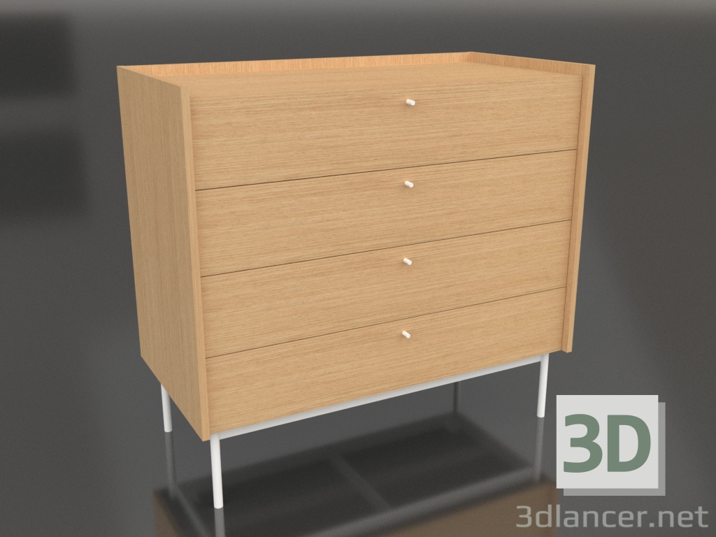 3d model Silla con orinal - vista previa