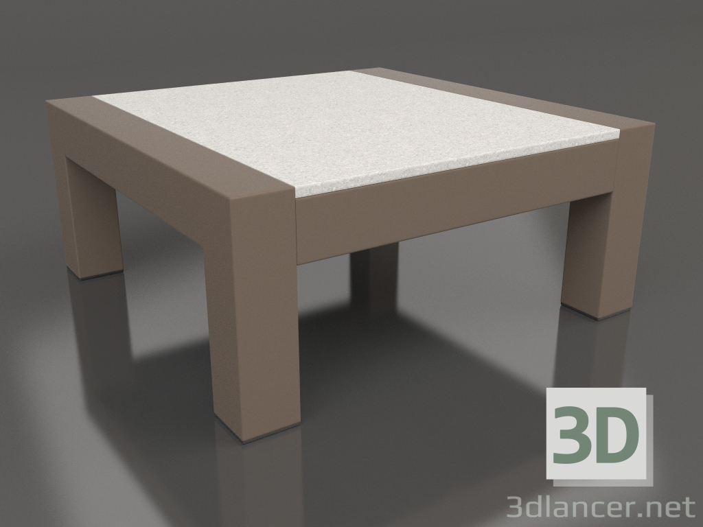 3d модель Боковой стол (Bronze, DEKTON Sirocco) – превью