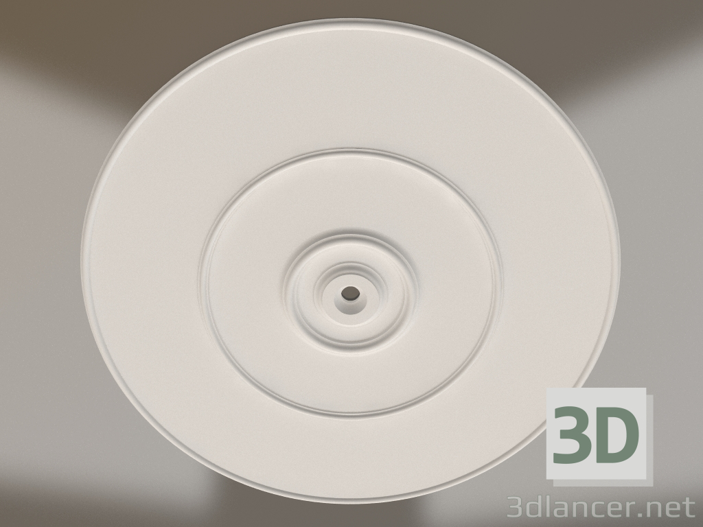 Modelo 3d Tomada de teto de gesso RP 027 D=1106 - preview