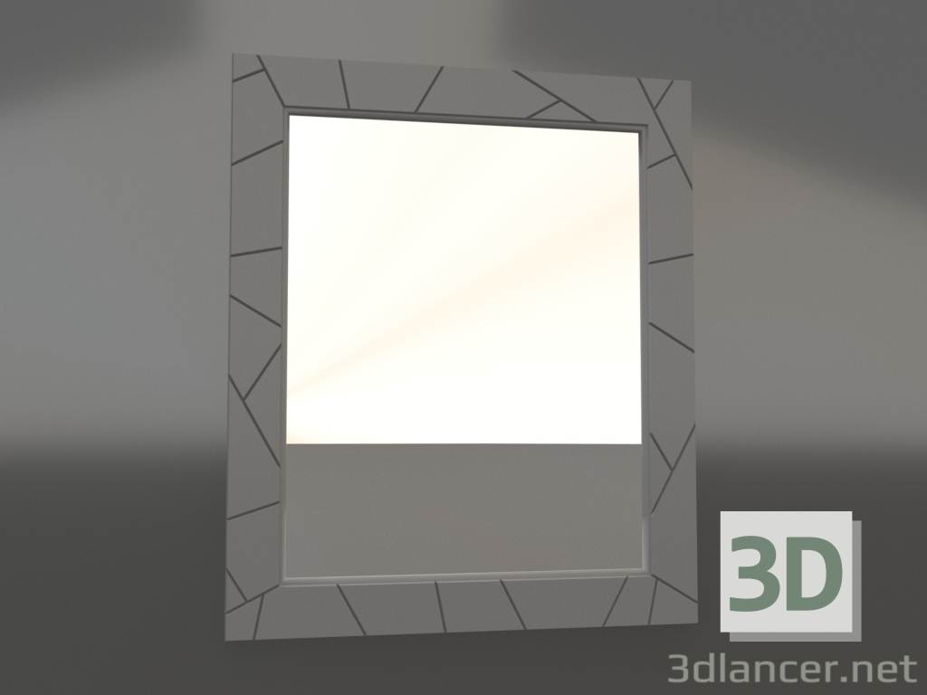 3D Modell Luigi 90 Spiegel (Mattgrau) - Vorschau 3D Modell Luigi 90 Spiegel (Mattgrau) - Vorschau