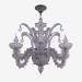 Modelo 3d vidro candelabro (S110188 6violet) - preview