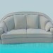 3d model Sofa - preview