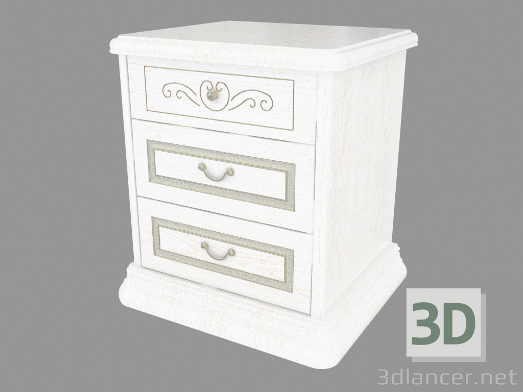 modello 3D Comodino (535x579x439) - anteprima