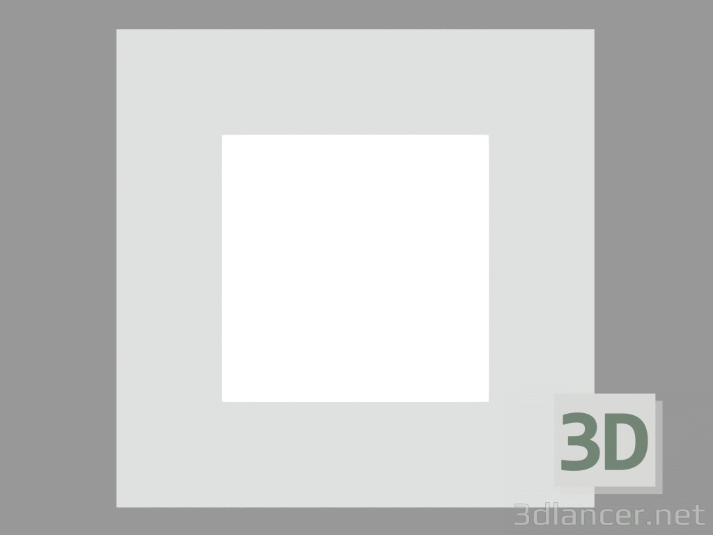 Modelo 3d Arandela de encastrar NANOLED WALL RECESSED SQUARE 45mm (S3256) - preview