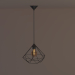 3d Loft style lamp model buy - render