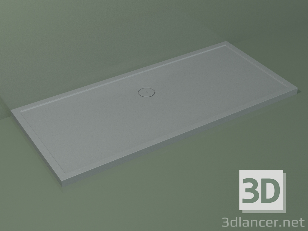 Modelo 3d Base de duche Medio (30UM0135, Cinzento Prateado C35, 200x90 cm) - preview