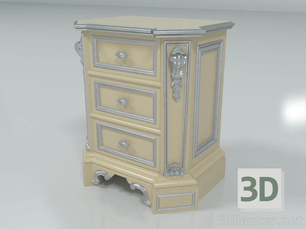 modello 3D Comodino (art. F19 Т) - anteprima