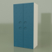 3d model Double wardrobe (Turquoise) - preview