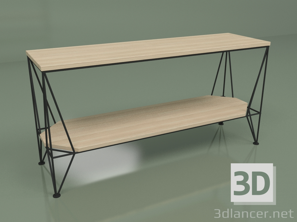 3d model Estante de suelo STILT (fresno natural) - vista previa