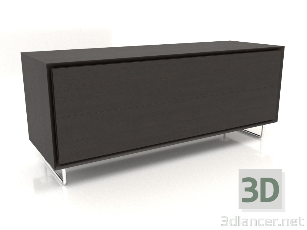 3d model Cabinet TM 012 (1200x400x500, wood brown dark) - preview