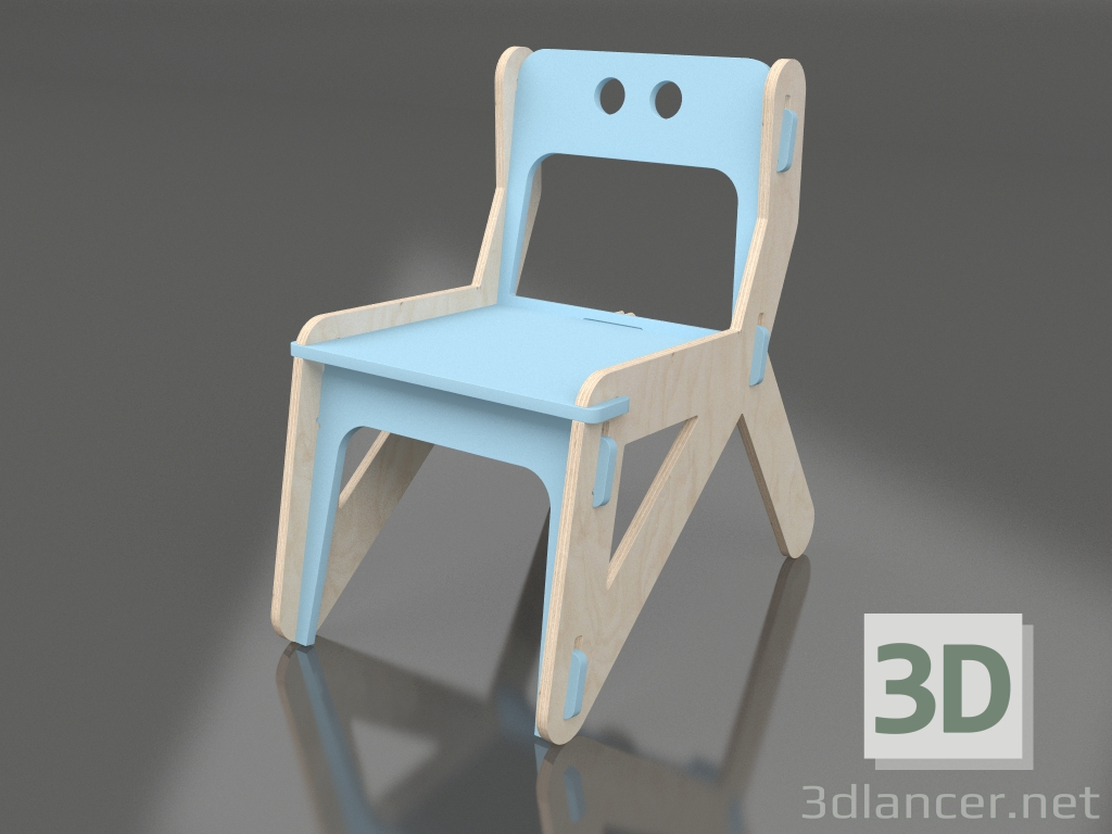 modello 3D Sedia CLIC C (CBCCA2) - anteprima