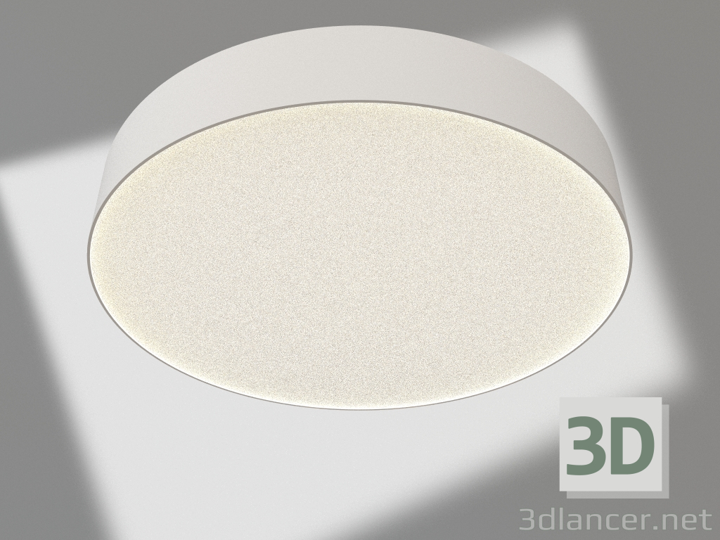 modello 3D Lampada IM-RONDO-EMERGENCY-3H-R400-40W Warm3000 (WH, 120 gradi, 230V) - anteprima