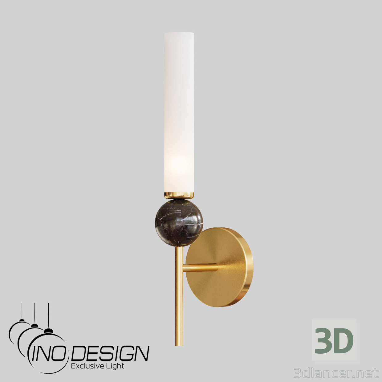 modello 3D Inodesign Stanley Oro 44.3811 - anteprima