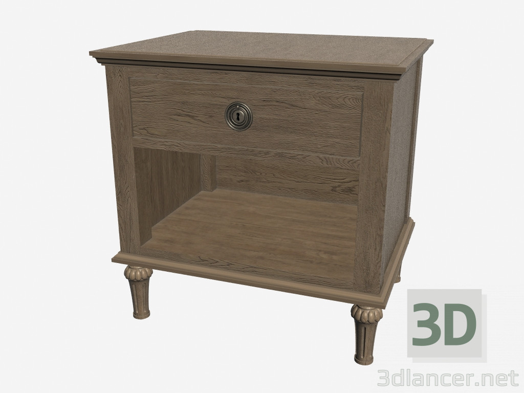 modello 3D Comodino Cheadle (701.003) - anteprima