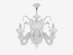 Chandelier made of glass (S110188 6white)