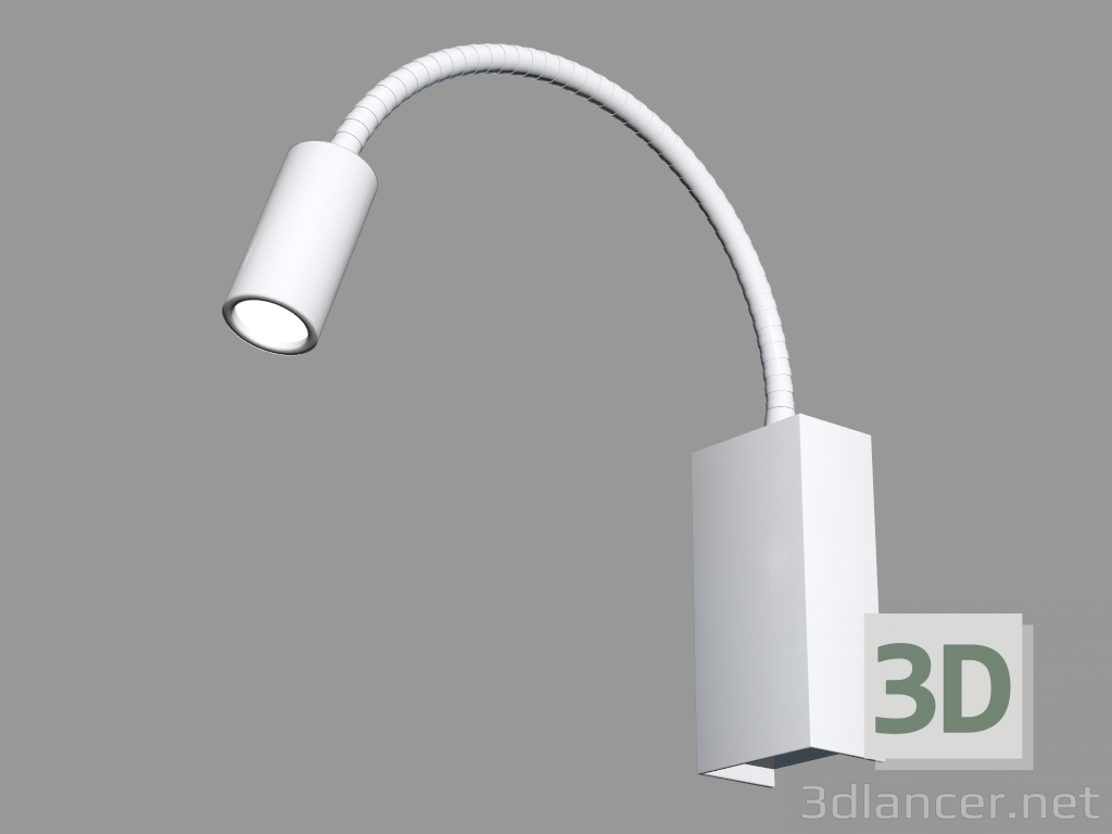 3D Modell Wandleuchte D75 D03 01 - Vorschau