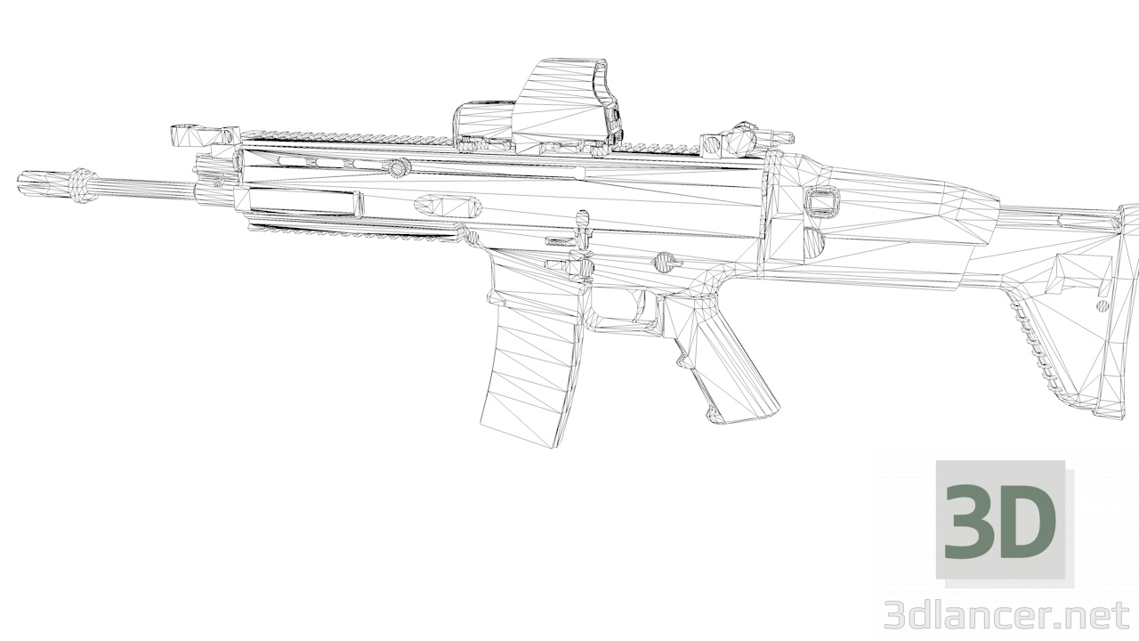 modèle 3D de MK16 (sans texture) acheter - rendu