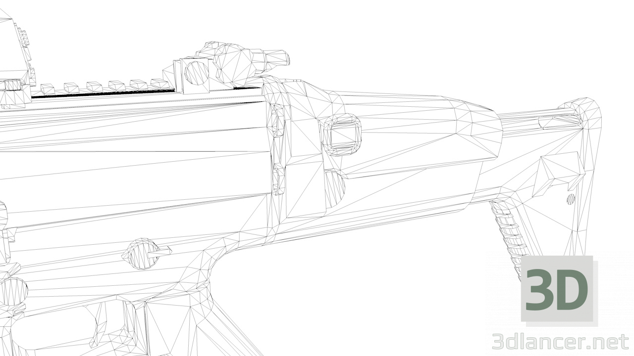 modèle 3D de MK16 (sans texture) acheter - rendu