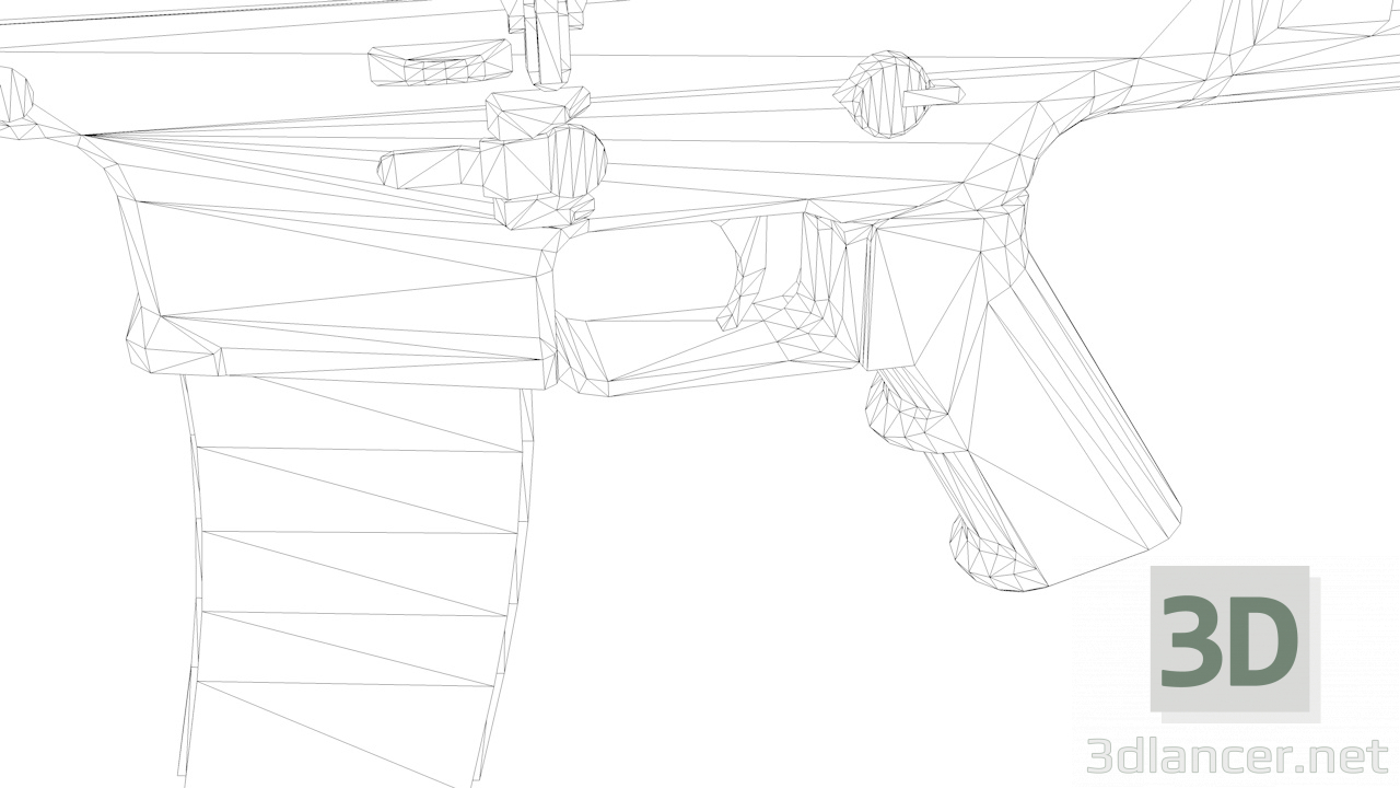 modèle 3D de MK16 (sans texture) acheter - rendu