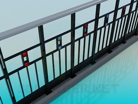 3d model Railing - preview