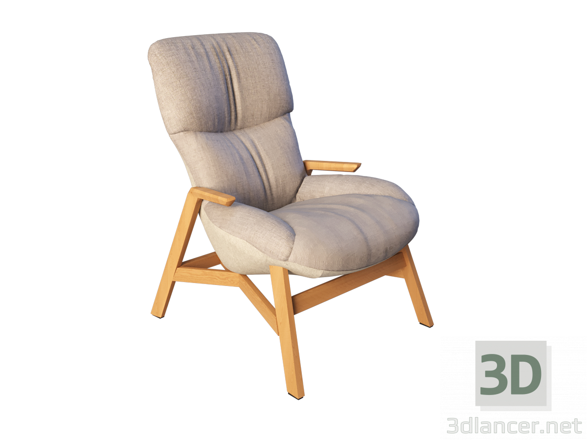 3d model Sillón - vista previa