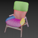 3d model Sillón - vista previa