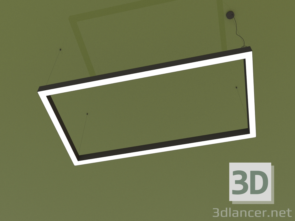 3D Modell Leuchte RETTANGOLO L (1550 mm) - Vorschau