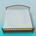 Modelo 3d Cama de casal - preview