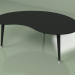 modèle 3D Table basse Kidney monochrome (noir) - preview