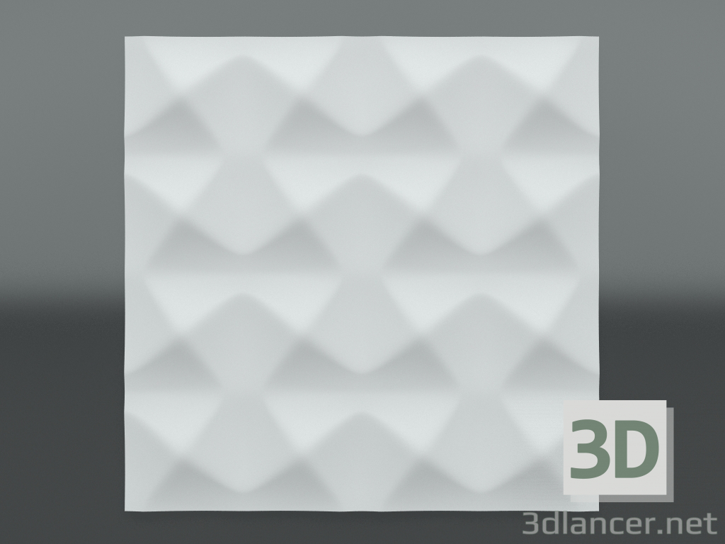 3d model Gypsum 3d panel F-119 - preview