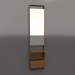 3d model Mirror ZL 16 (wood brown light) - preview