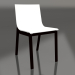 3d model Dining chair model 4 (Black) - preview