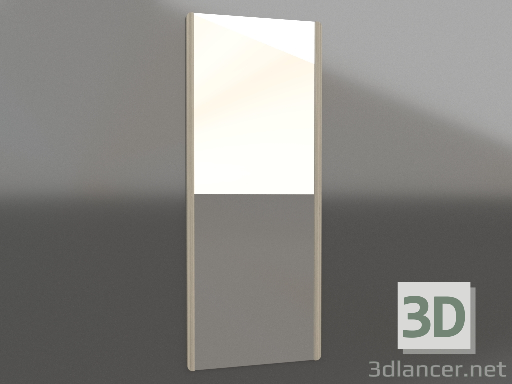 modèle 3D Miroir mural 2000x800 mm (chêne éclairé) - preview