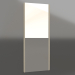 3d model Wall mirror 2000x800 mm (lightened oak) - preview