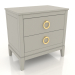 3d model Bedside table (RAL 7044, option 1) - preview