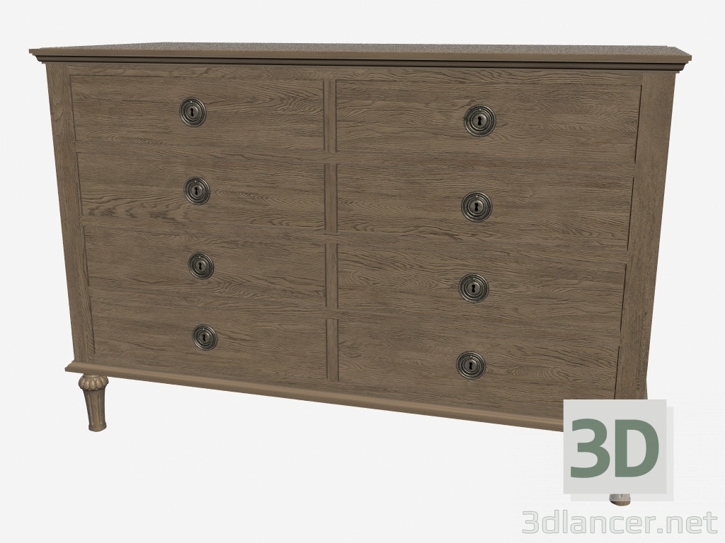 3d модель Комод Cheadle Locker Dresser (702.003) – превью