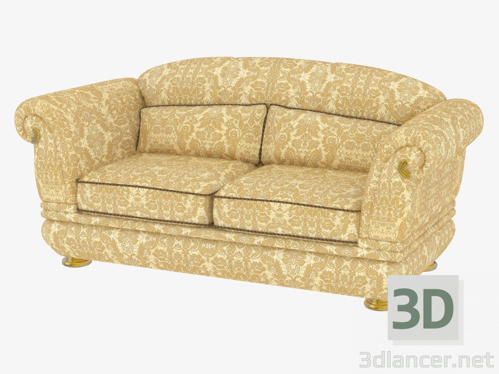 3D Modell Klassisches Doppel-Sofa (Т321) - Vorschau