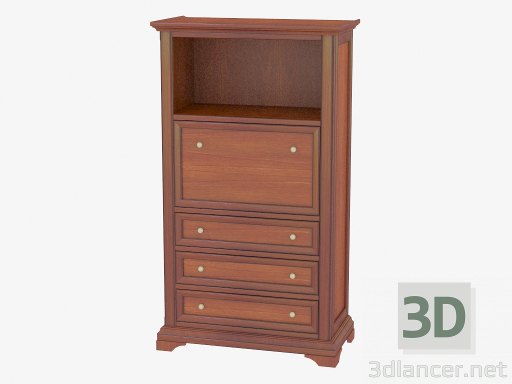 3d model secretaria CM06 - vista previa