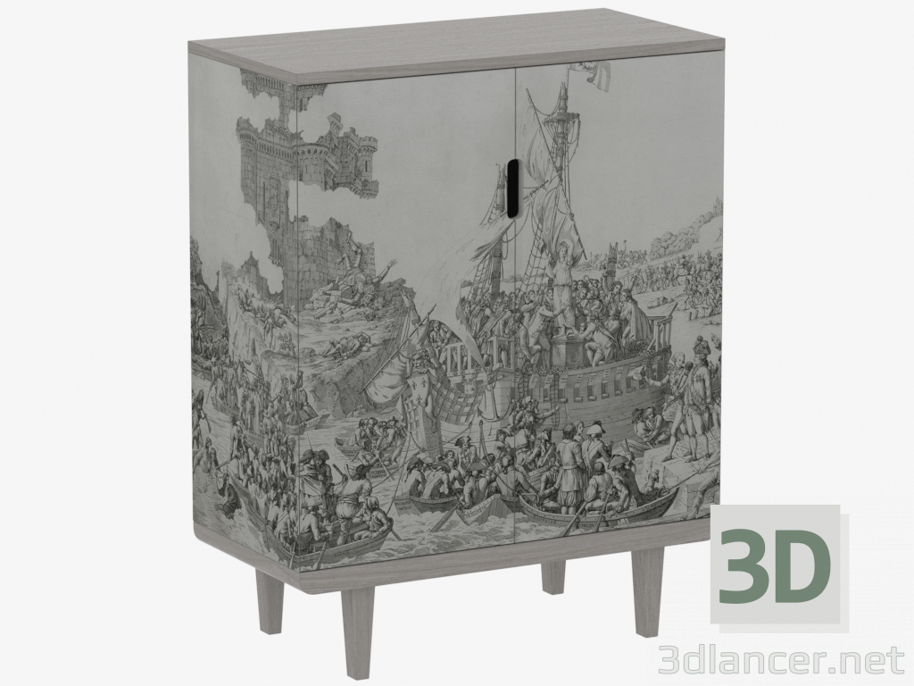 modèle 3D Commode TRIPTIKH (IDC012004040) - preview