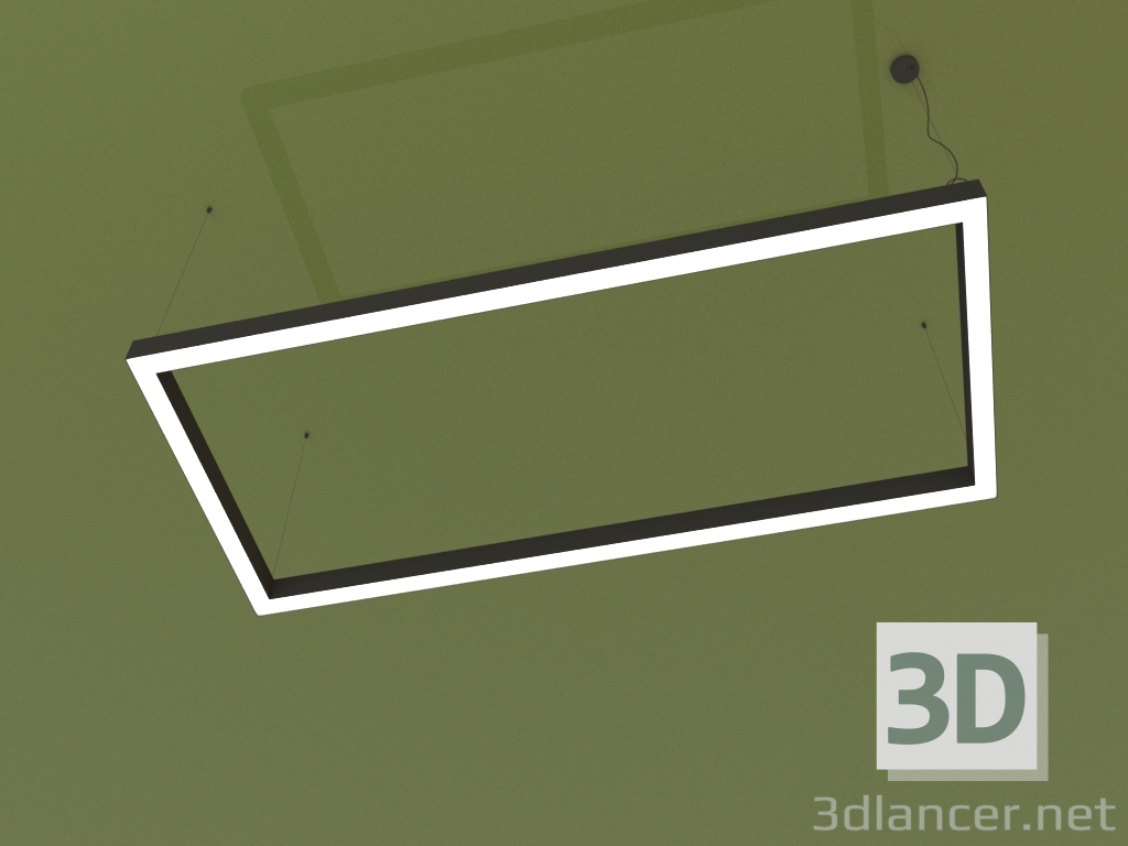 3D Modell Leuchte RETTANGOLO L (1800 mm) - Vorschau