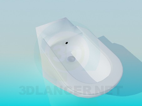 3d model Bidet - vista previa