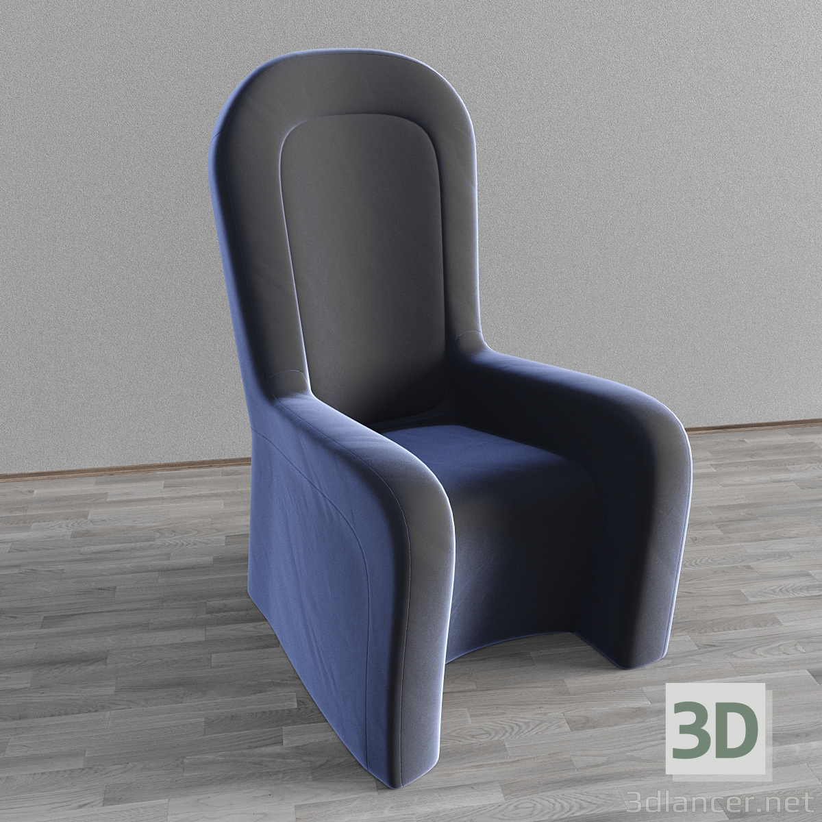 3d Armchair model buy - render