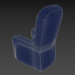 3d Armchair model buy - render