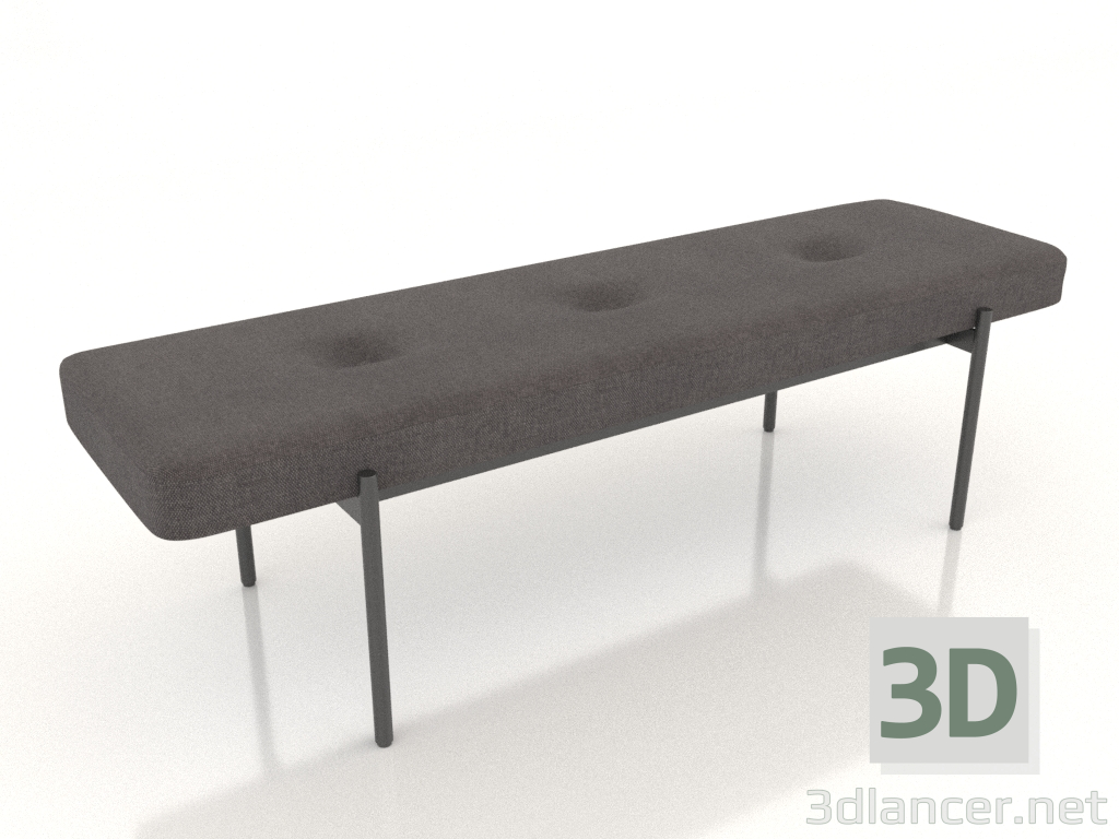 Modelo 3d Banco 1600x520x470 - preview