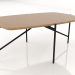 3d model Low table 90x60 with a wooden table top - preview