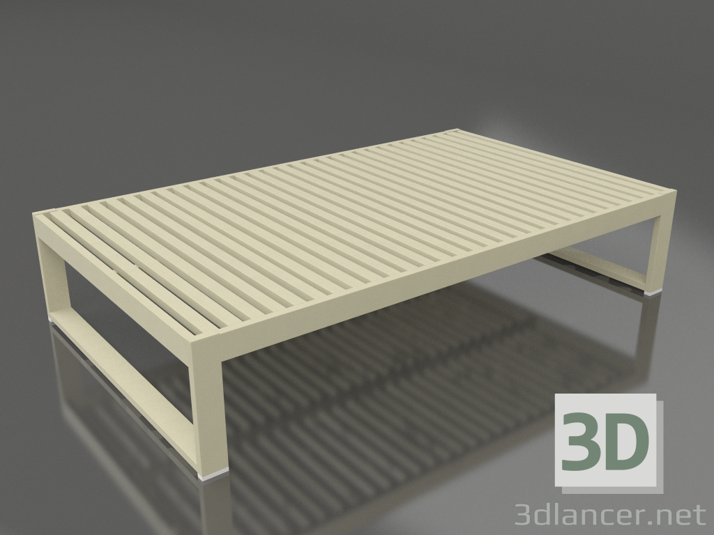 3d model Mesa de centro 151 (Oro) - vista previa