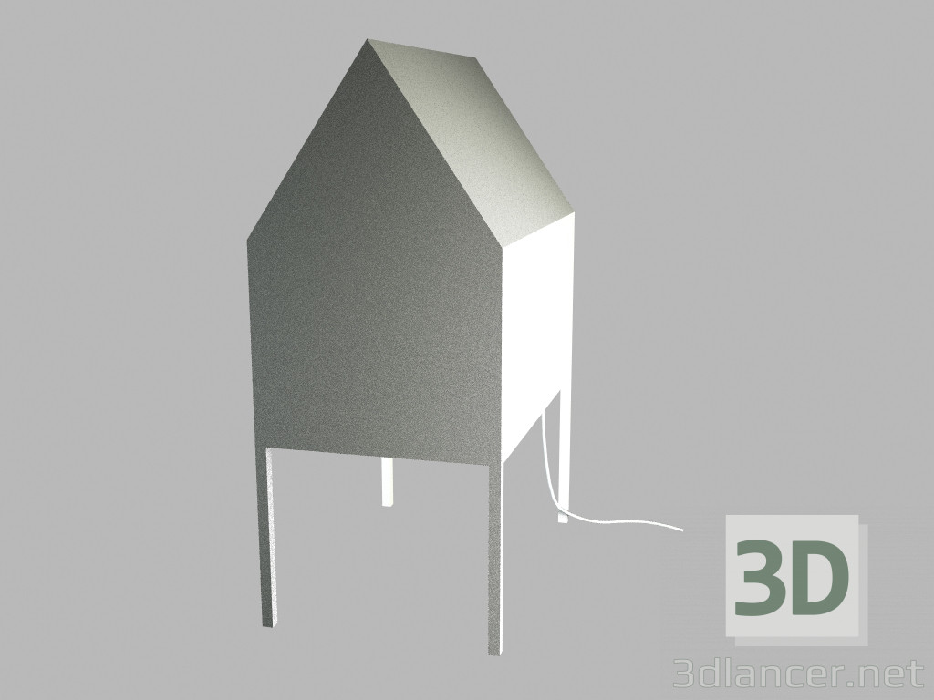 3d model Lámpara de pie Faro exterior - vista previa